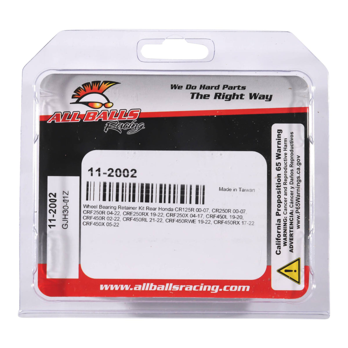 Wheel Bearing Retainer Kit Rear 11-2002