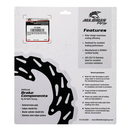 Brake Disc Front 18-0068