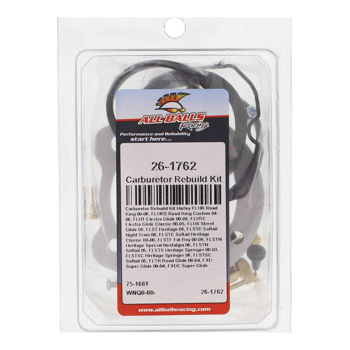 All Balls Racing Carburettor Rebuild Kit (26-1762)