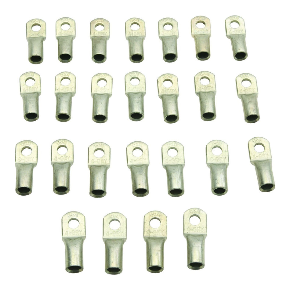 1/4 4AWG ELECTRICAL TERMINAL (6mm) PKT of 25PCS