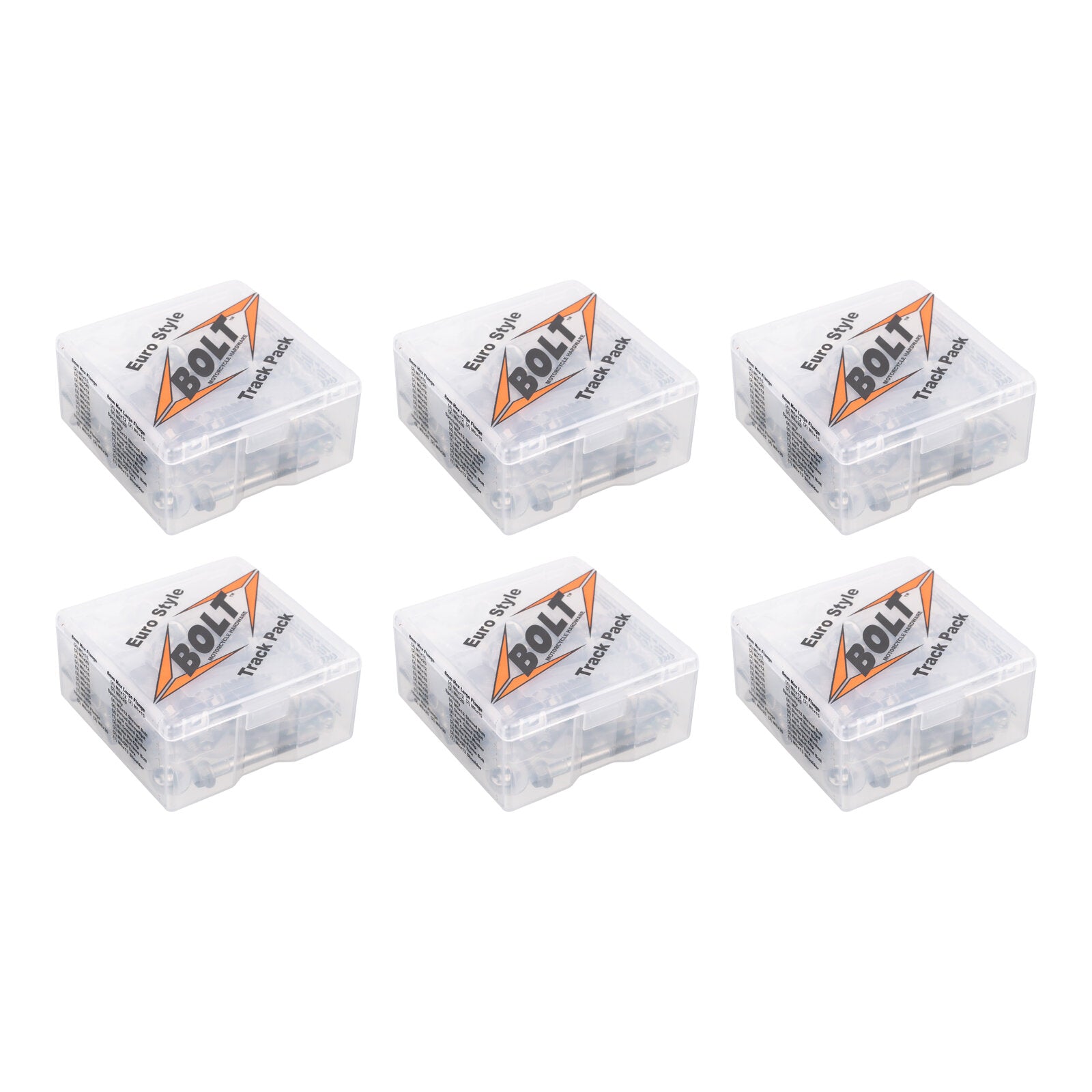 Bolt Euro Style Track Pack (6 Kits POP Display)