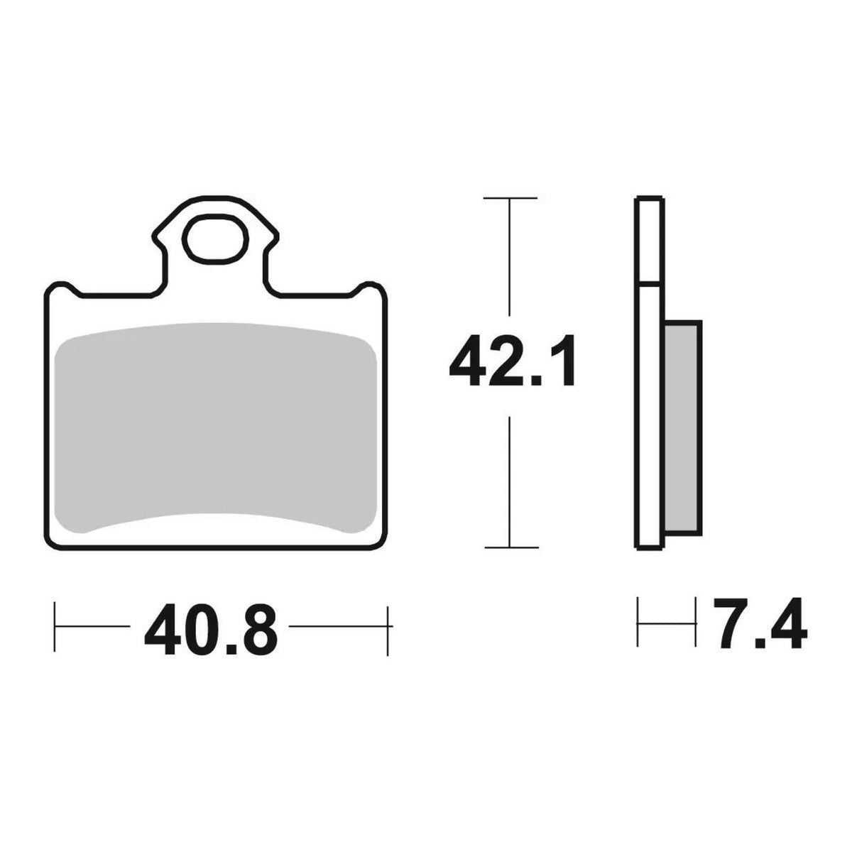 Brembo Prime Sinter Rear Brake Pads 07GR16SD