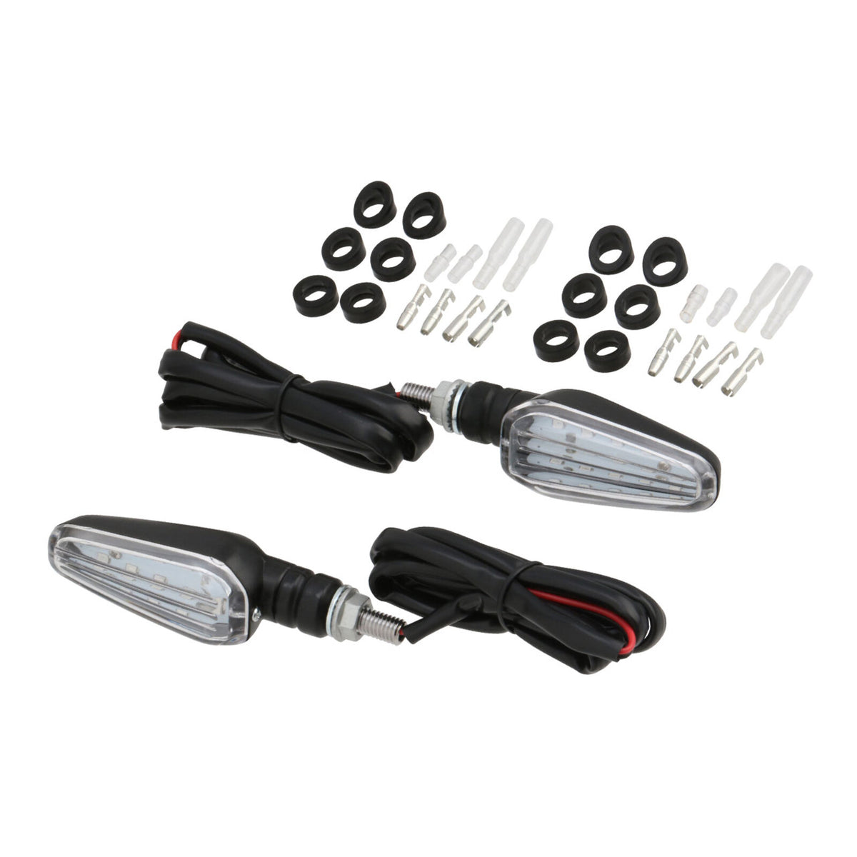 DRC 602 LED Flasher Lights (12V / Clear / Pair)