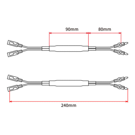 DRC Replacement Resistor Wires for 8W/10W (Pair)