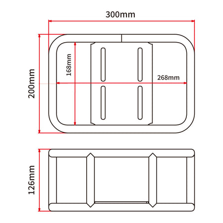 DRC Carrier Box Aluminium 300.200.126