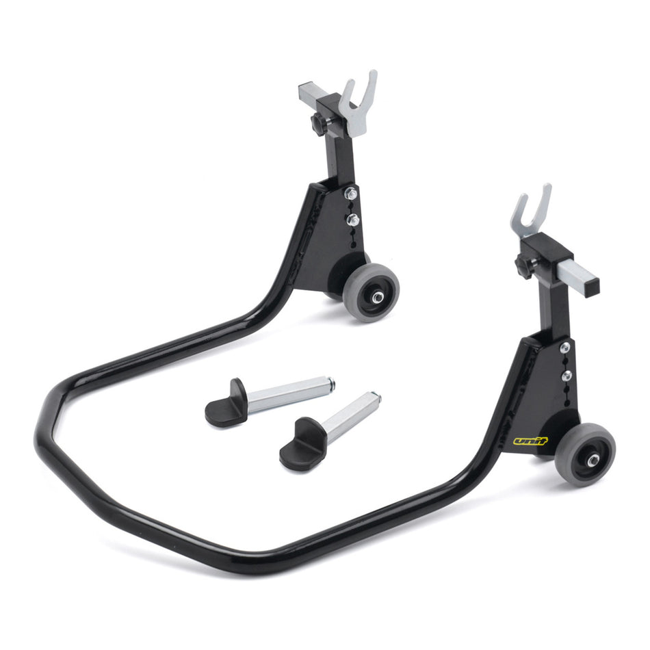 UNIT Street Bike Rear Paddock Adjustable Stand - Black
