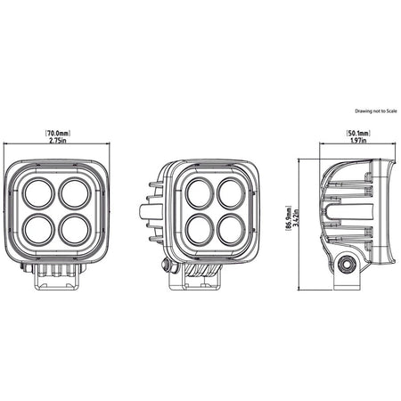 Denali S4 Led Light Pod - DataDim™ Technology - Single