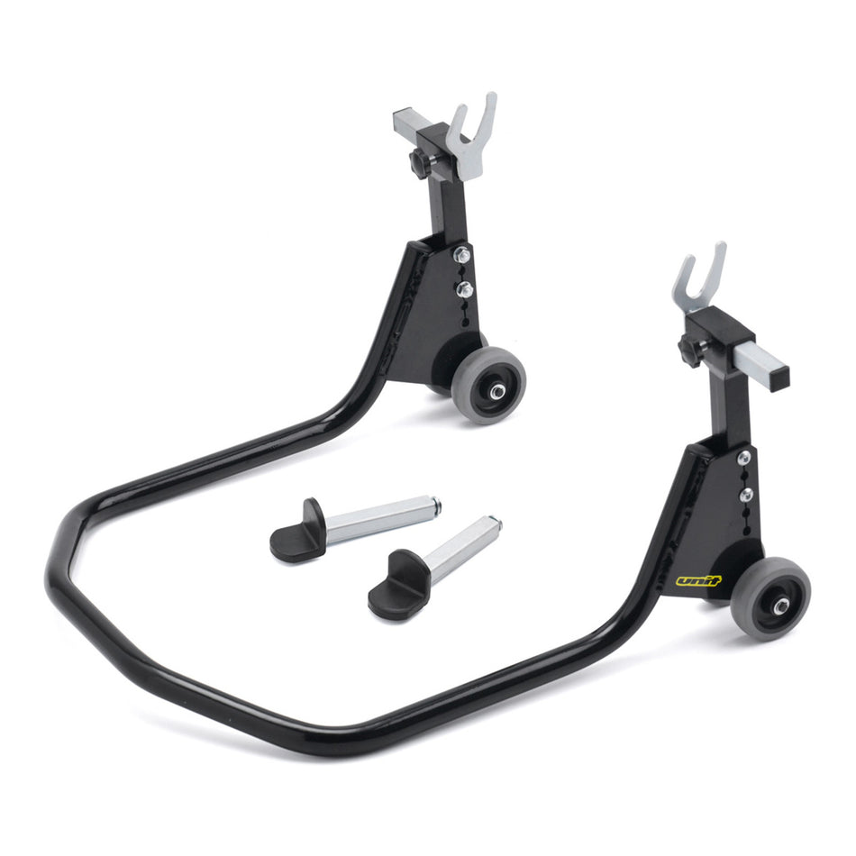 UNIT Street Bike Rear Paddock Adjustable Stand - Black