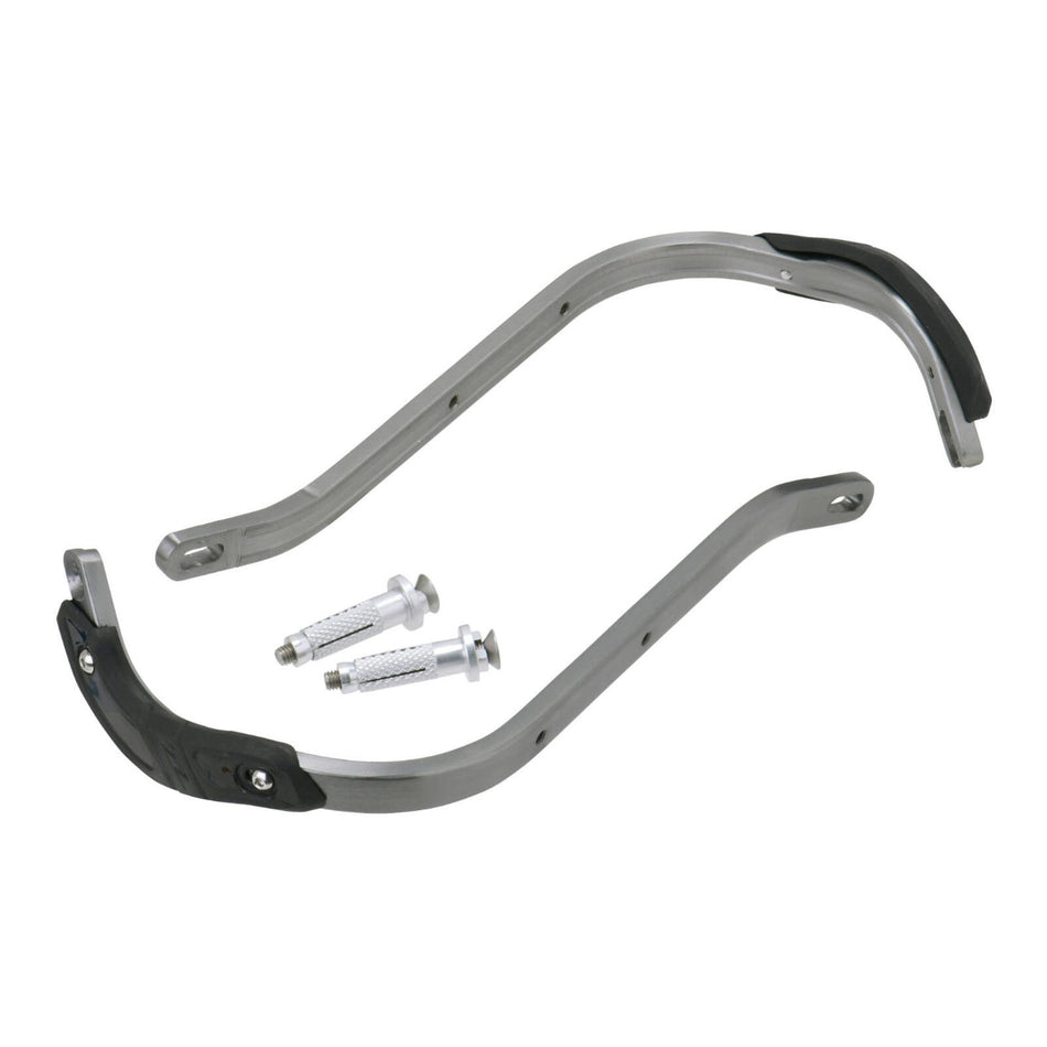 Zeta Pro Armor Bended Hand Guard - Titanium Colour
