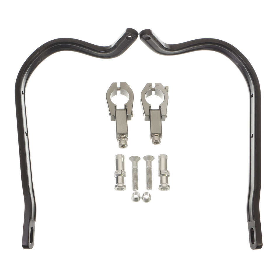 Zeta Armor Bended Hand Guard for 28.6mm Bar - Black