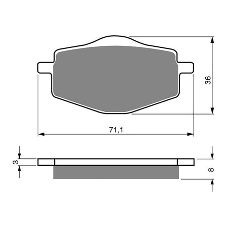 GOLDfren Brake Pads - S3 Sintered Sports