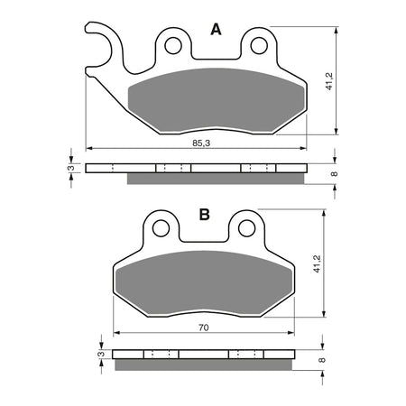 GOLDfren Brake Pads - S3 Sintered Sports