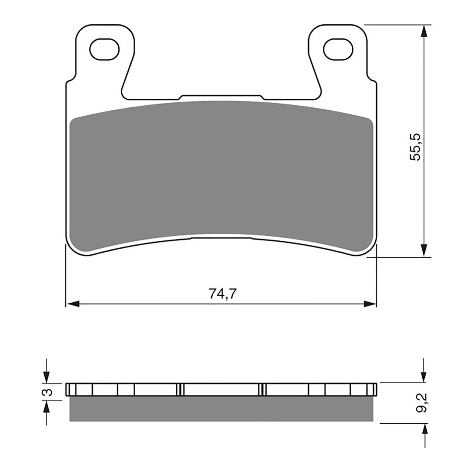 GOLDfren Brake Pads - S3 Sintered Sports