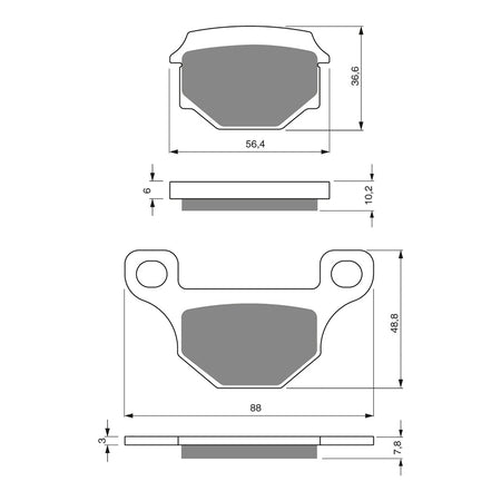 GOLDfren Brake Pads - S3 Sintered Sports