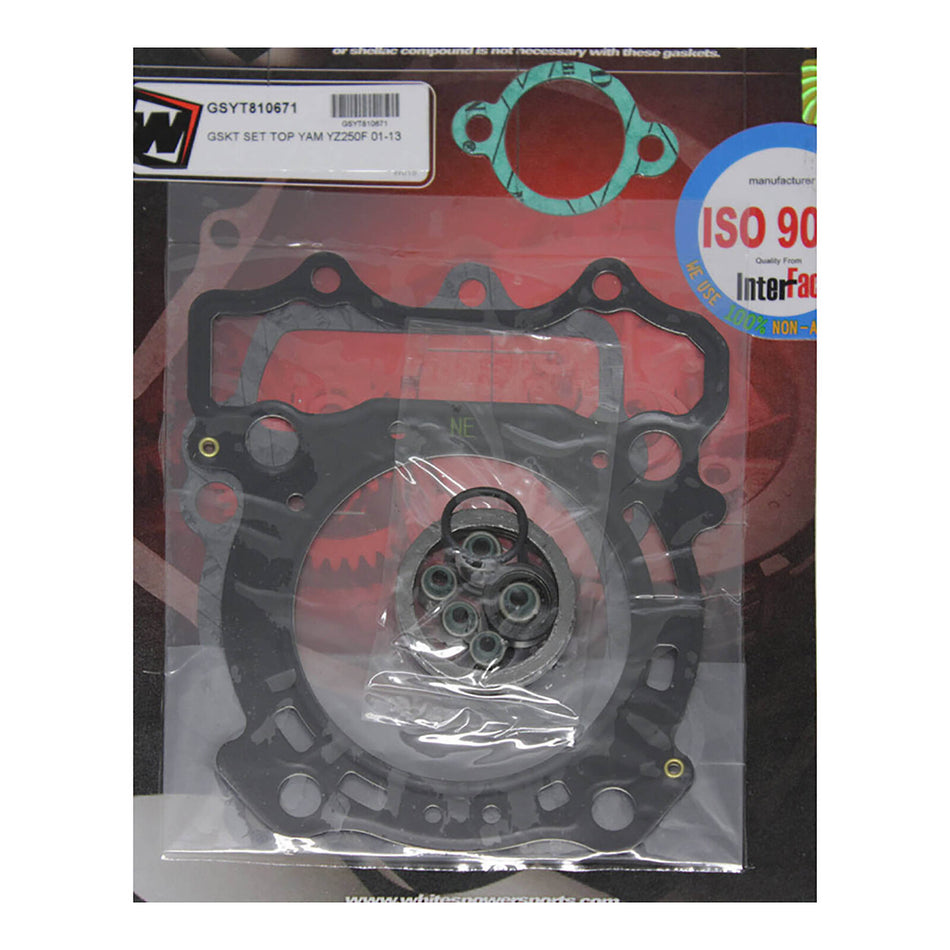 Whites Gasket Set - Top Yamaha WR/YZF 250 '01-'13