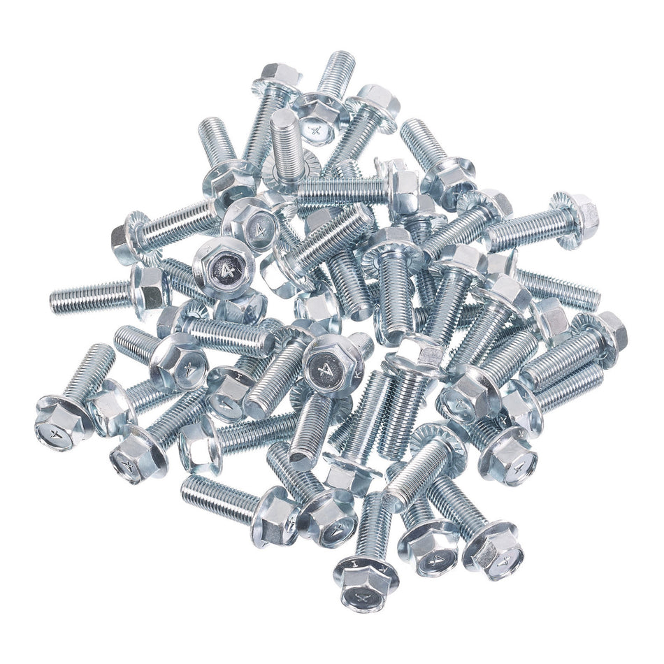 WHITES FLANGE BOLT 14mm AF PKT=50 (thread pitch 10 x 1.25)