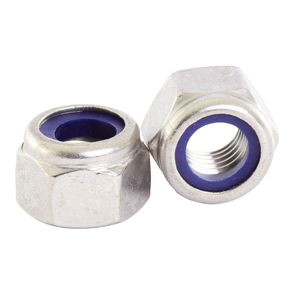 Whites Nut Nyloc Low Profile - 8 x 1.25mm (50 Pack)