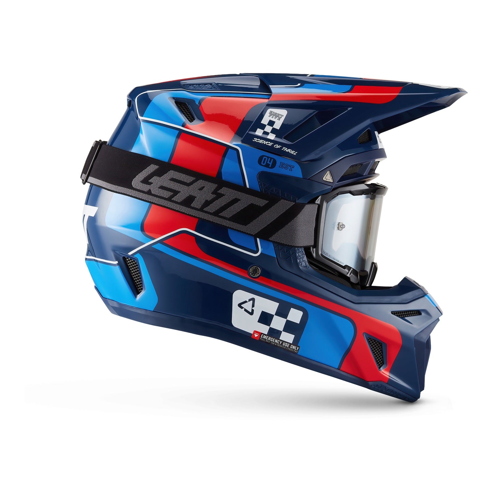 Leatt 8.5 Helmet Kit - Blue / Red