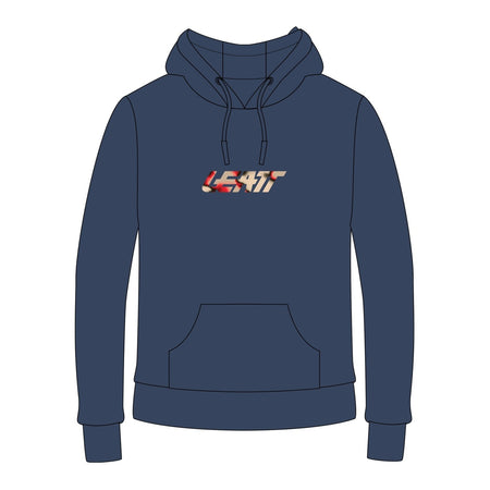 Leatt Core Hoodie - Denim Blue