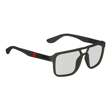 Leatt TheViz Pyrenees Sunglasses - Satin Green Polarized Silver 20 VLT