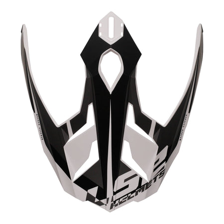 LS2 MX701 Alter Helmet Peak - Matte Black White