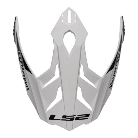 LS2 MX701 Frontier Helmet Peak - Gloss Black / Blue