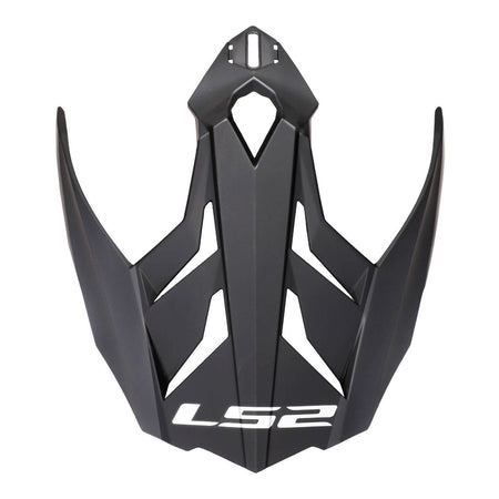 LS2 MX701 Helmet Peak - Matte Black