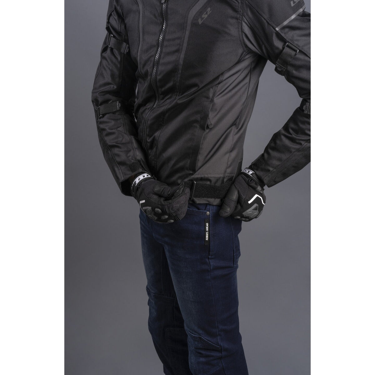 LS2 Sepang Men's Jacket - Black / Dark Grey