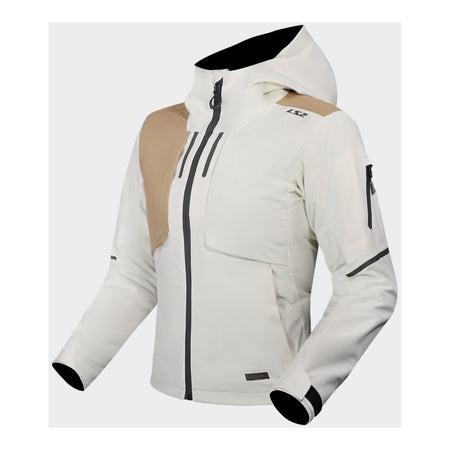 LS2 Axel Womens Jacket - Light Grey/Khaki (M)