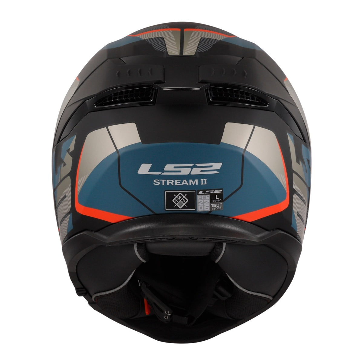 LS2 FF808 Stream II Road - Matte Black / Blue
