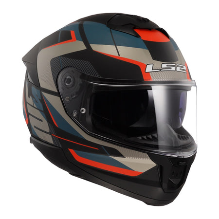 LS2 FF808 Stream II Road - Matte Black / Blue
