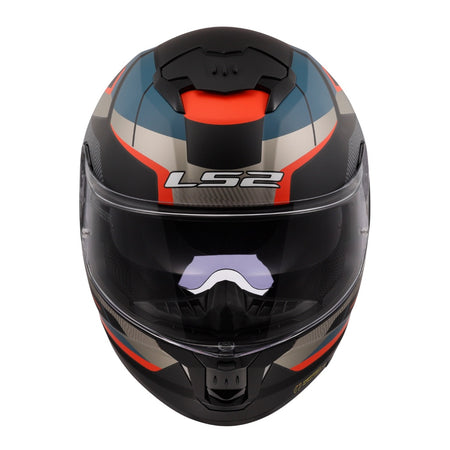 LS2 FF808 Stream II Road - Matte Black / Blue