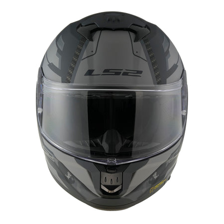 LS2 FF808 Stream II Shadow - Matte Titanium / Grey