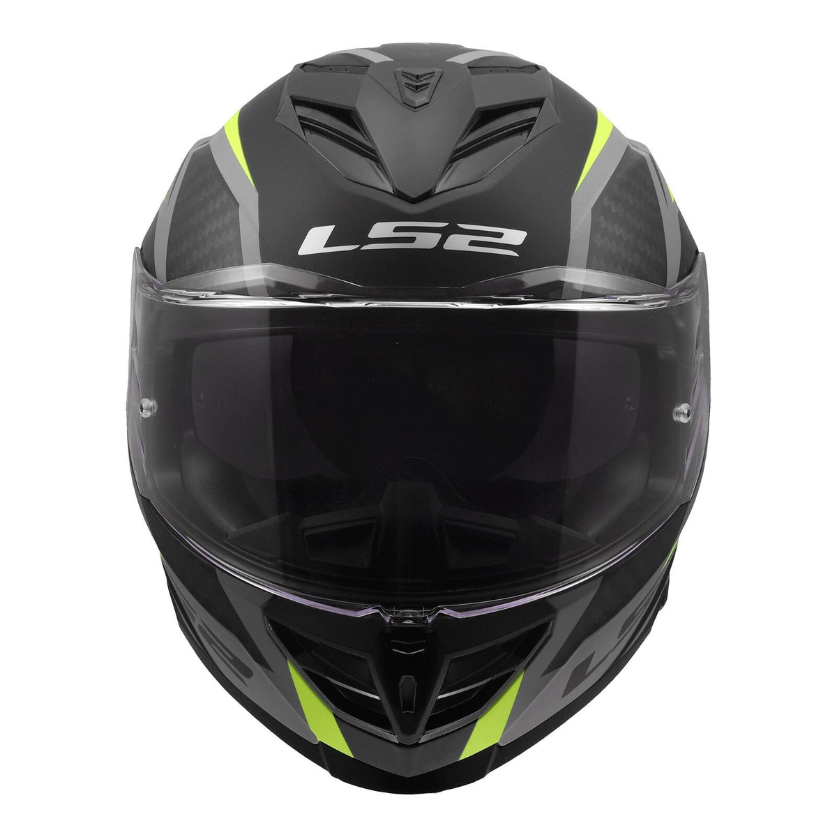 LS2 FF818 Storm III Dynamo Helmet - Black / Hi-Vis Yellow