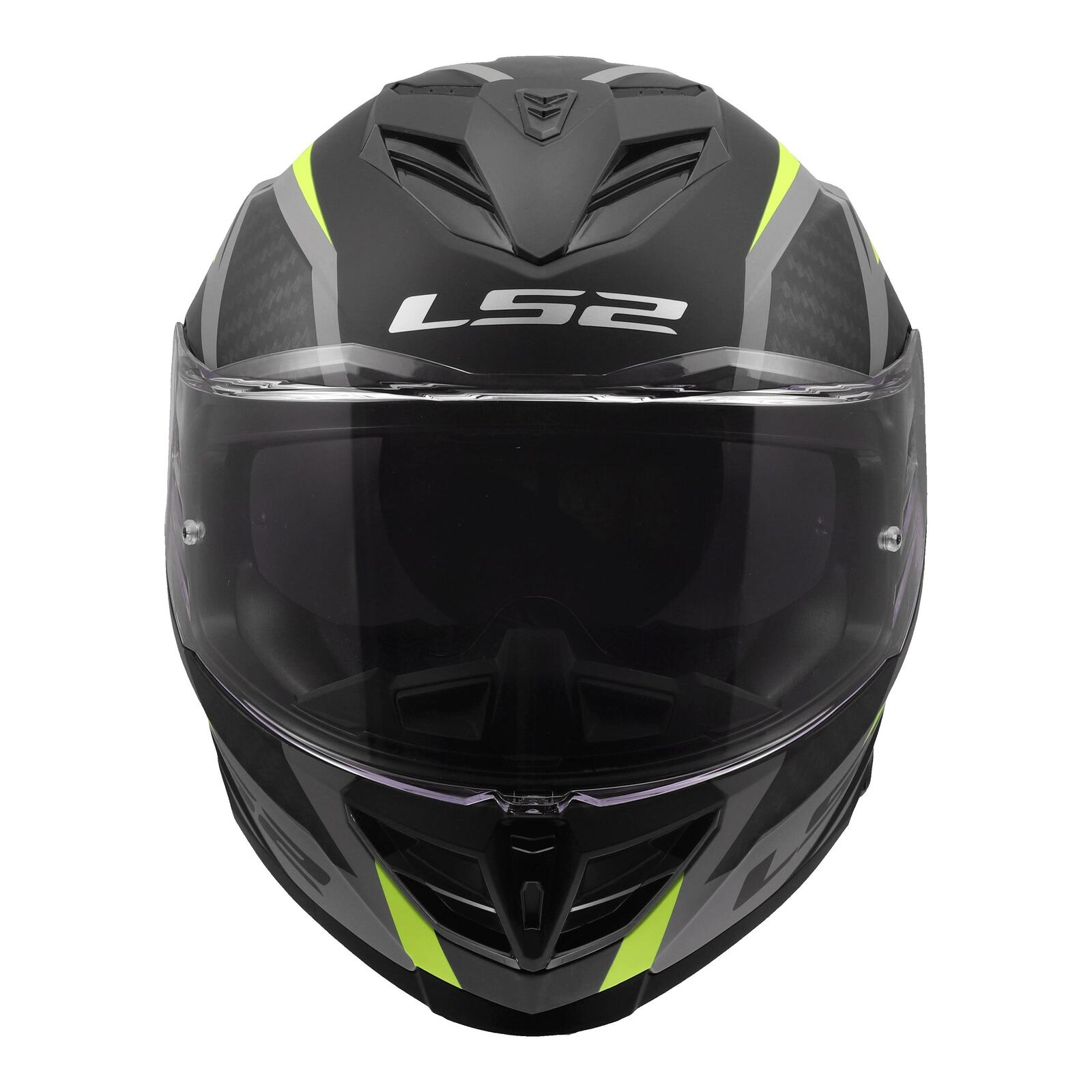 LS2 FF818 Storm III Dynamo Helmet - Black / Hi-Vis Yellow