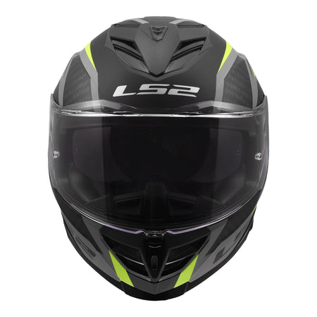 LS2 FF818 Storm III Dynamo Helmet - Black / Hi-Vis Yellow