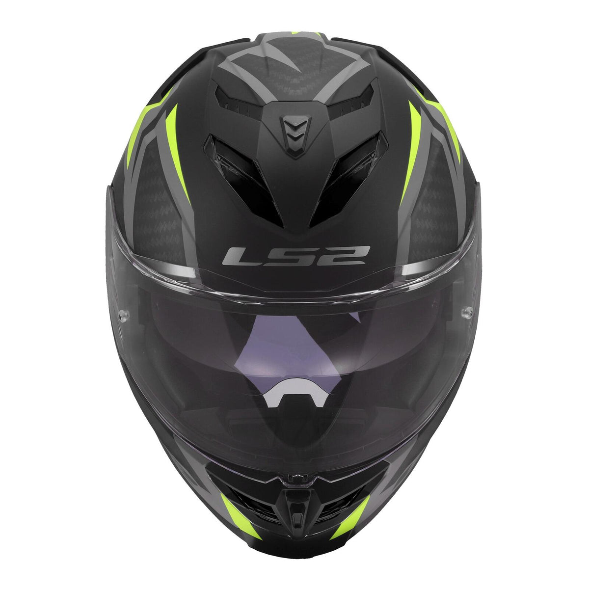 LS2 FF818 Storm III Dynamo Helmet - Black / Hi-Vis Yellow
