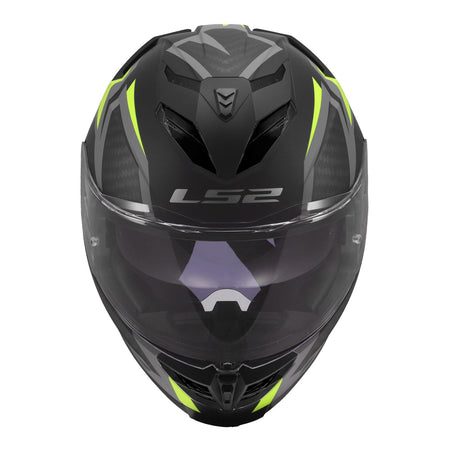 LS2 FF818 Storm III Dynamo Helmet - Black / Hi-Vis Yellow