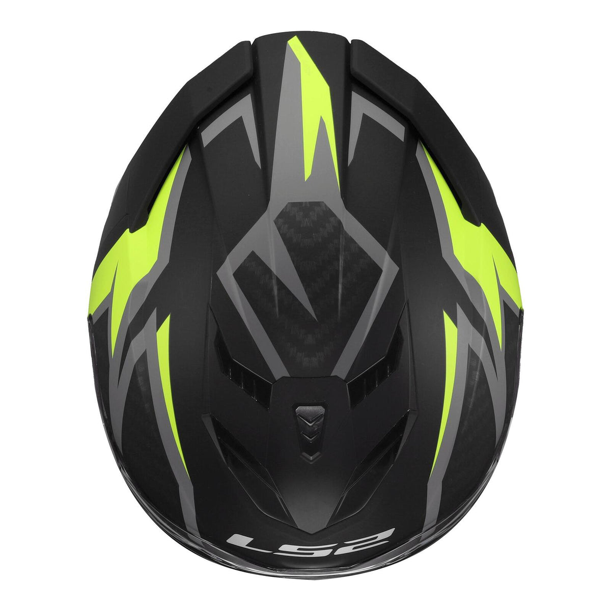 LS2 FF818 Storm III Dynamo Helmet - Black / Hi-Vis Yellow