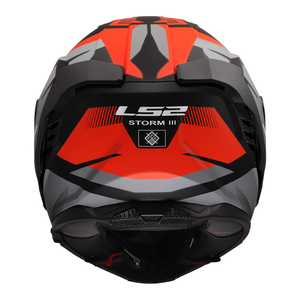 LS2 FF818 Storm III Komai Helmet - Black / Red