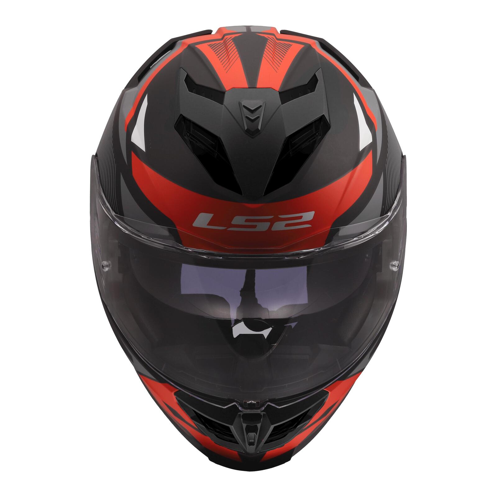 LS2 FF818 Storm III Komai Helmet - Black / Red