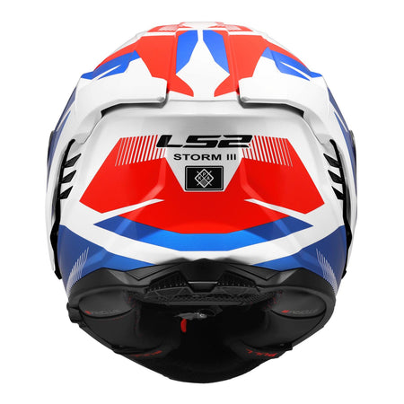 LS2 FF818 Storm III Komai Helmet - White / Blue / Red