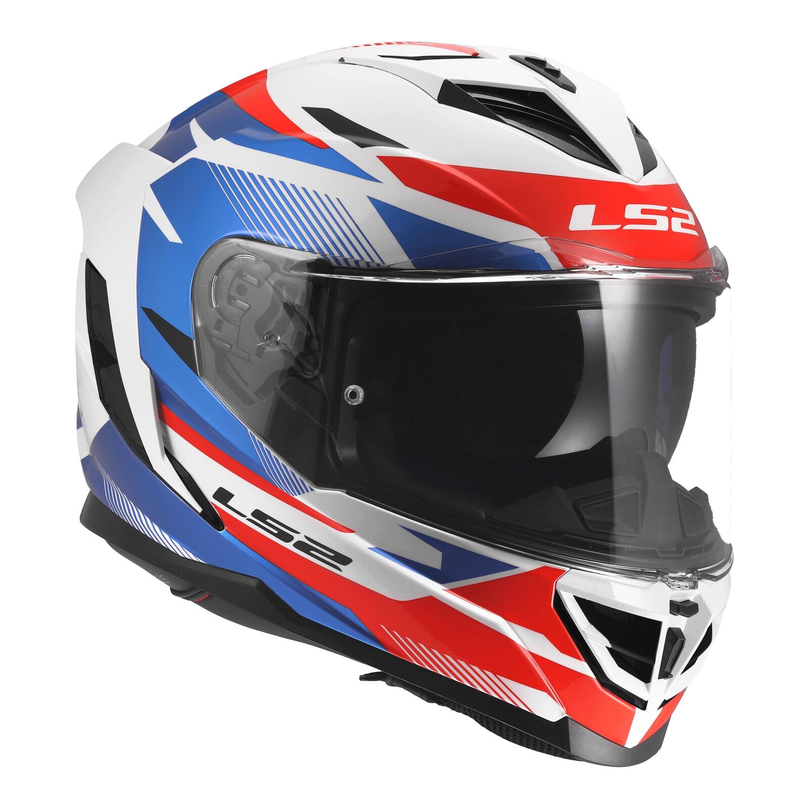 LS2 FF818 Storm III Komai Helmet - White / Blue / Red