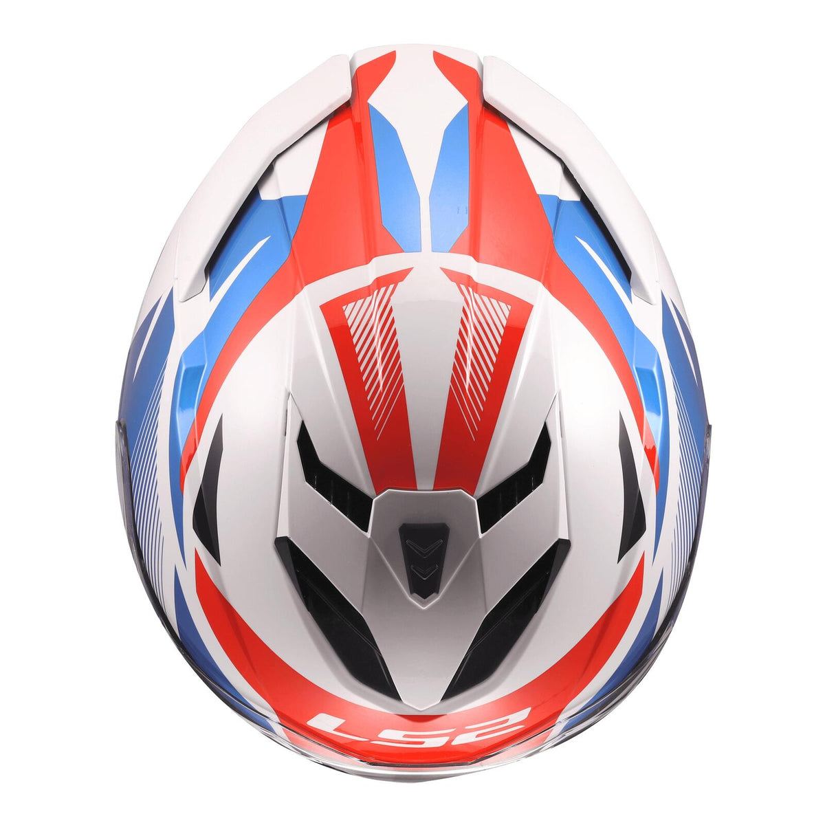 LS2 FF818 Storm III Komai Helmet - White / Blue / Red