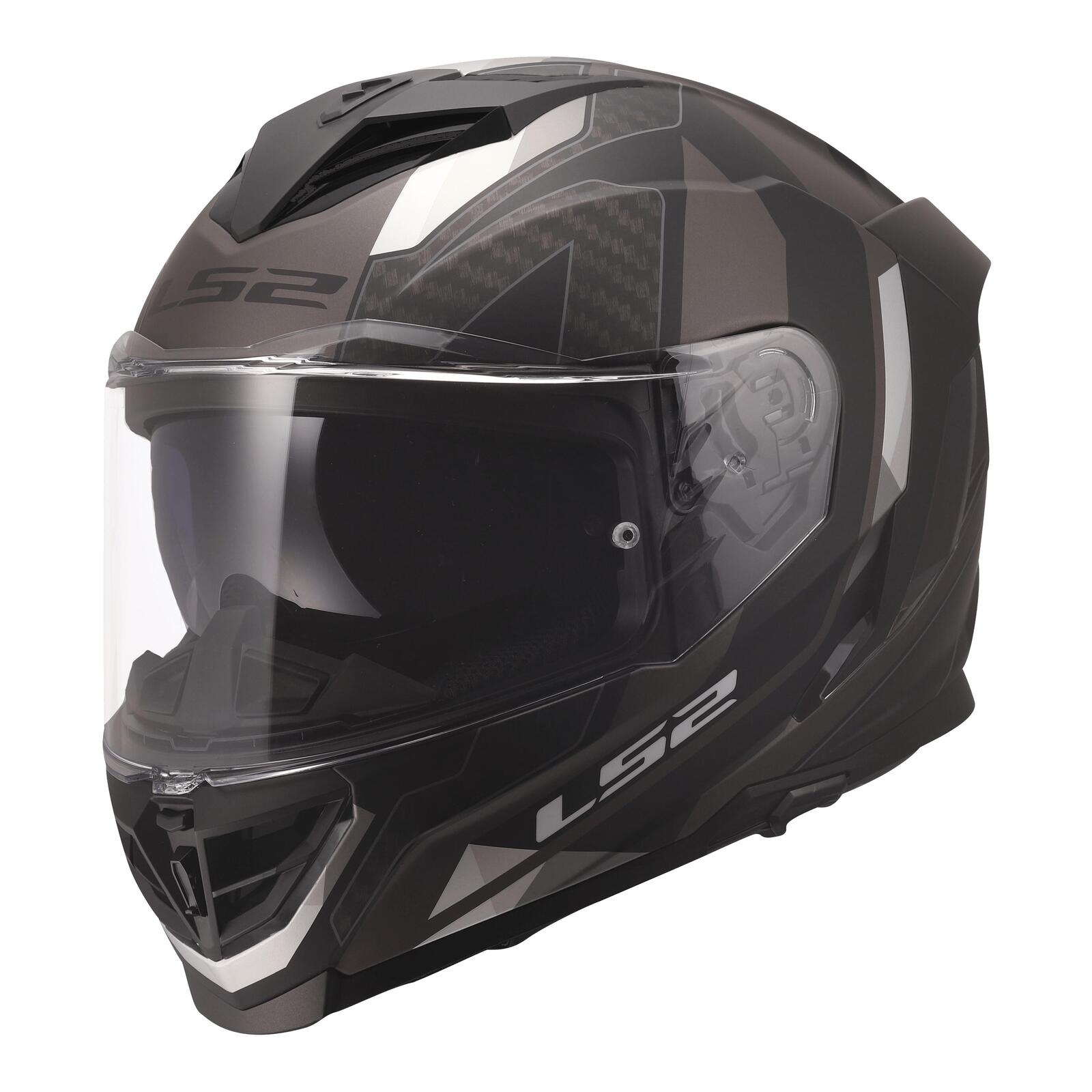 LS2 FF818 Storm III Sporty Helmet - Black / Grey