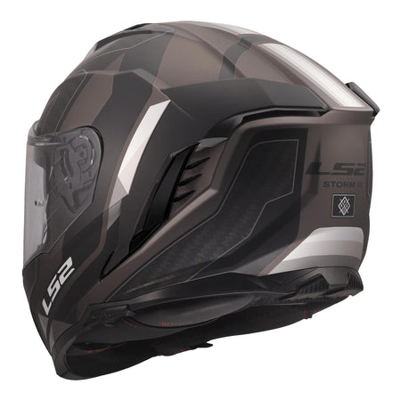 LS2 FF818 Storm III Sporty Helmet - Black / Grey