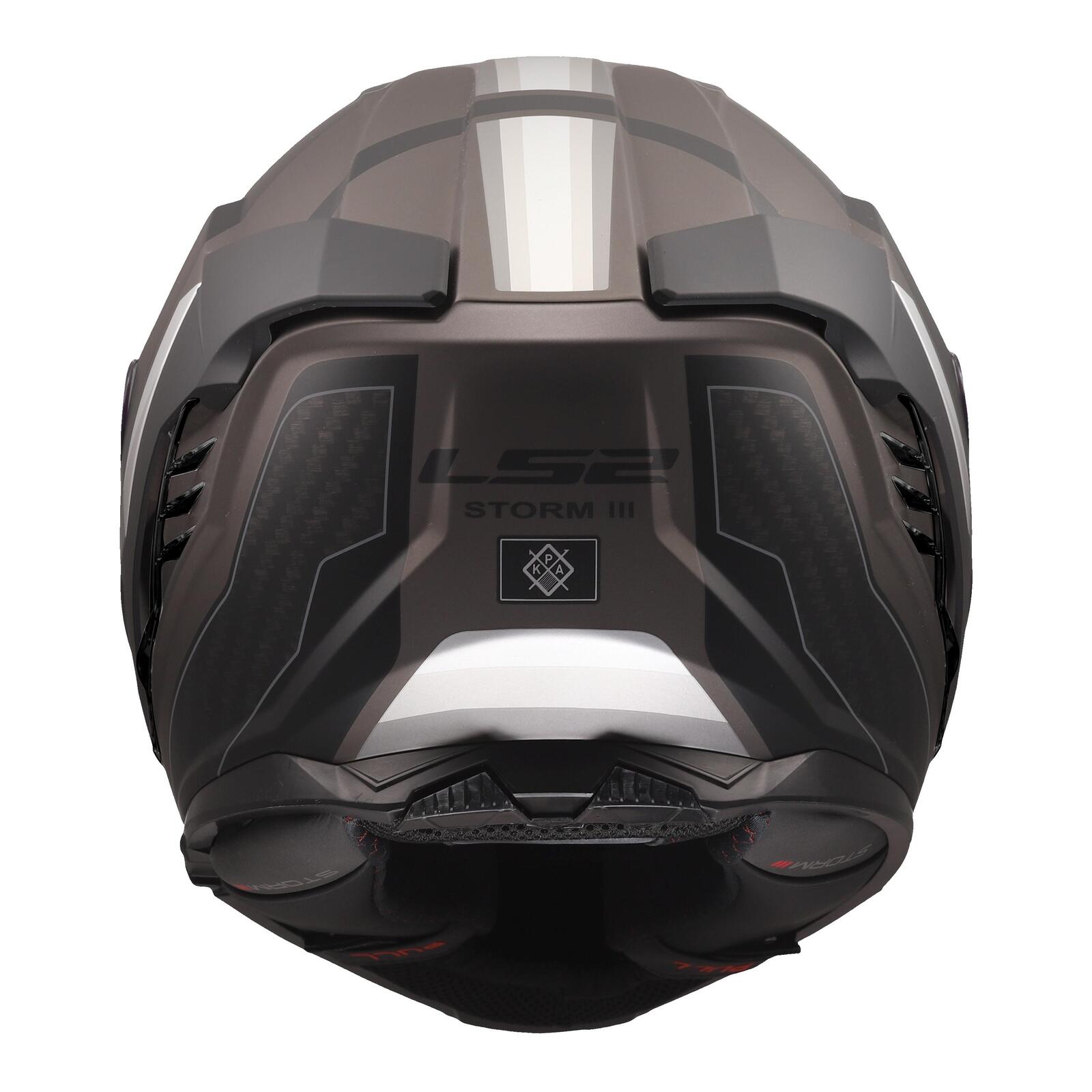 LS2 FF818 Storm III Sporty Helmet - Black / Grey