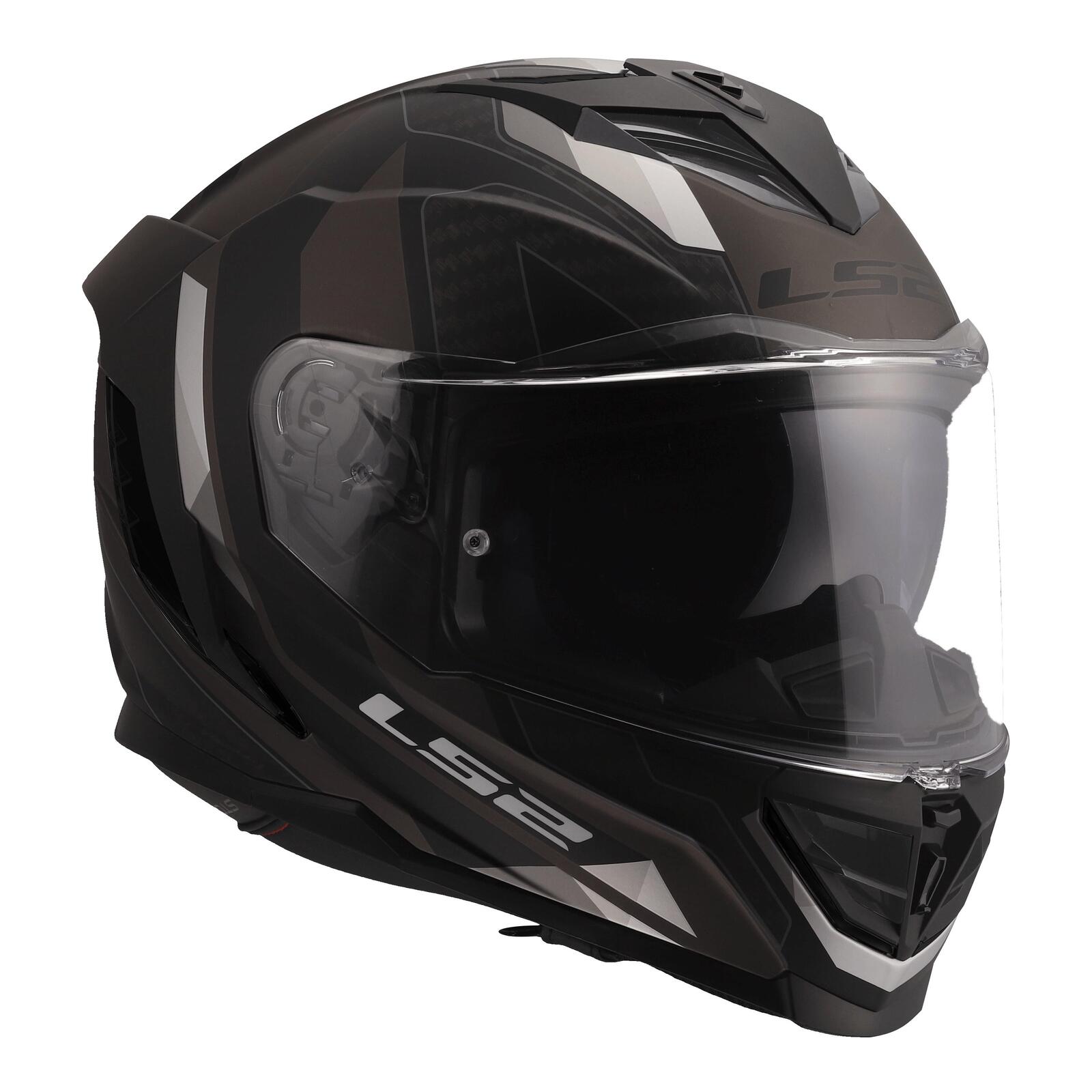 LS2 FF818 Storm III Sporty Helmet - Black / Grey