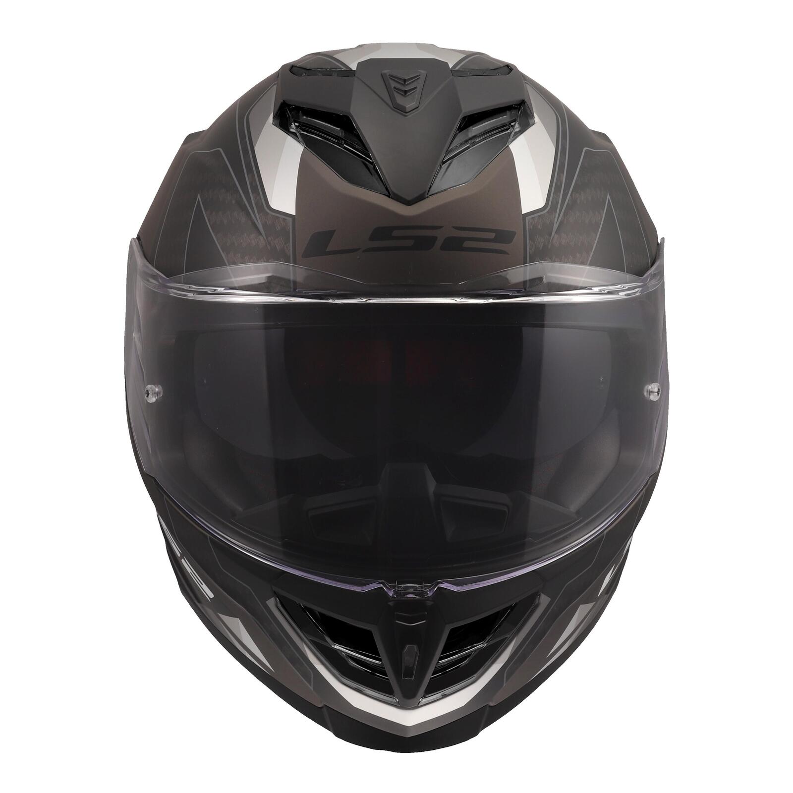 LS2 FF818 Storm III Sporty Helmet - Black / Grey