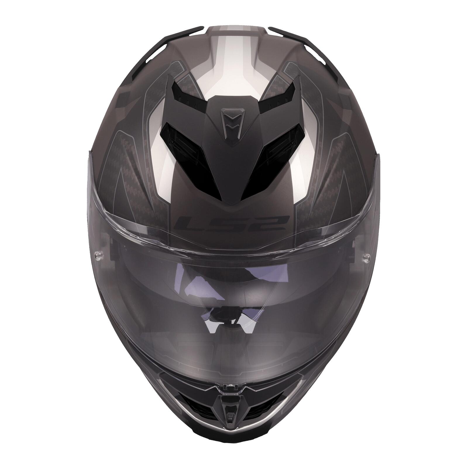 LS2 FF818 Storm III Sporty Helmet - Black / Grey